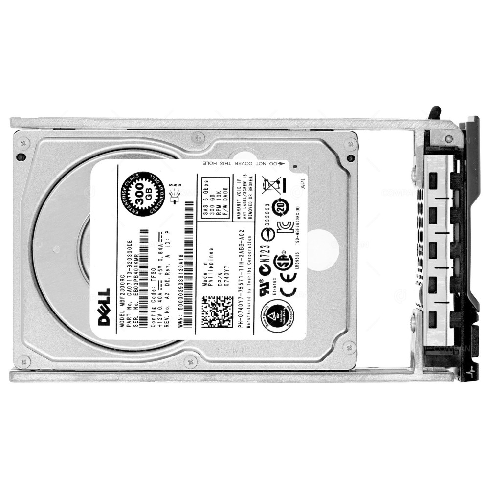 740Y7 DELL HDD 300GB 10K SAS 6G 2.5" SFF HOT-SWAP